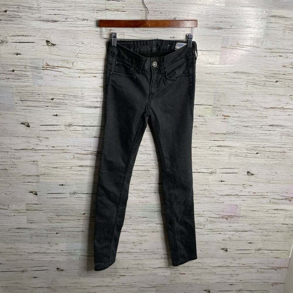 G-Star Raw sz 30 3301 Contour High Skinny Black Jeans size 26
